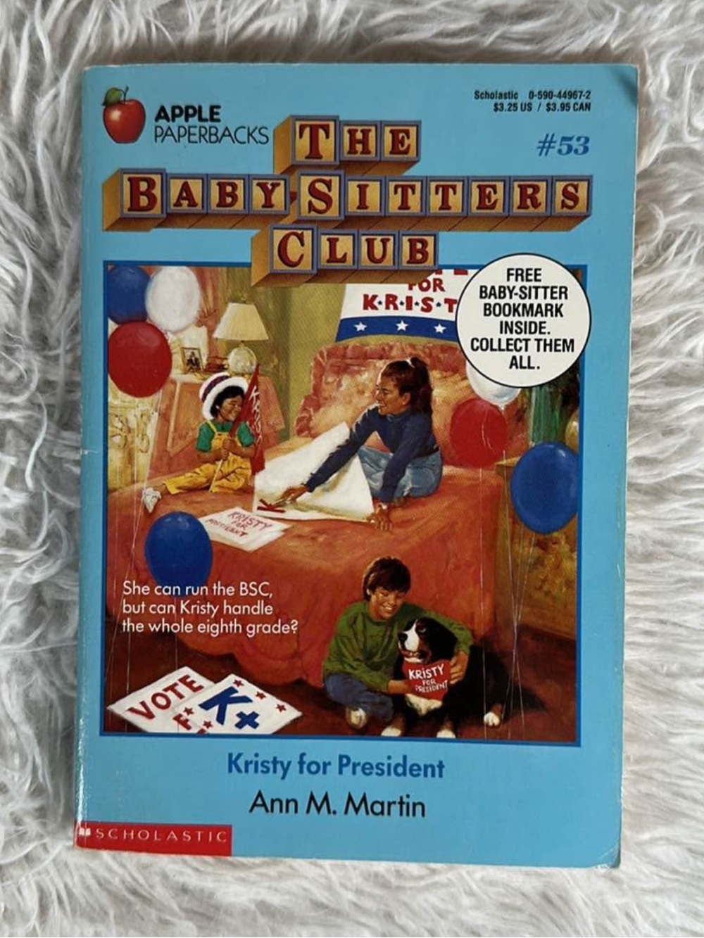 The Baby-Sitters Club Vintage Book #53 Kristy for President